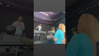 joshgroban Josh Groban and Jennifer Glass sing To Where You Are together during soundcheck at SPAC [upl. by Eelrahs]