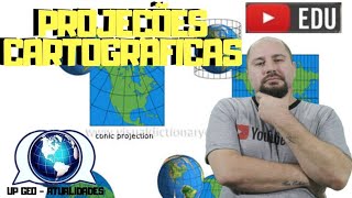 PROJEÇÕES CARTOGRÁFICAS  RESUMO [upl. by Odnomor]