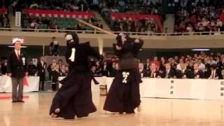 SlowMotion  TAKENOUCHIs M vs HATAKENAKA  62nd All Japan KENDO Championship Semi Final 61 [upl. by Nelav]