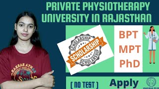 BPTMPTPhD in private university in Rajasthan  NIMS university jaipur admission process [upl. by Davine317]