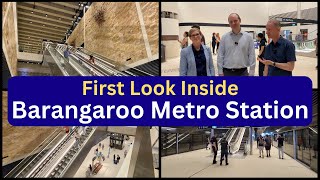 First Look Inside Barangaroo Station  Sydney Metro City amp South West Community Open Day [upl. by Calli]