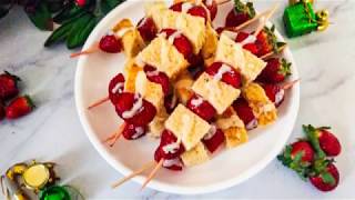 Strawberry Vanilla Shortcake Kebabs [upl. by Edorej338]