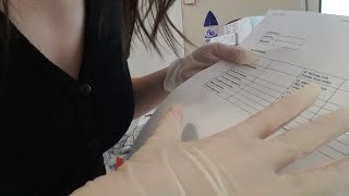 ASMR doctor appointment  giving you an allergy test  personal attention whispered [upl. by Fillbert481]