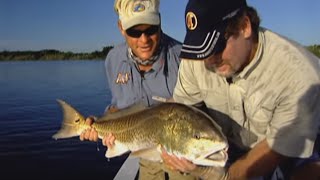 Wade Boggs Fishing Monster Redfish on Floridas Space Coast [upl. by Purington562]