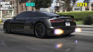 How to Install Audi R8 2020 AddOn  FiveM Mod in GTA V [upl. by Talbert]