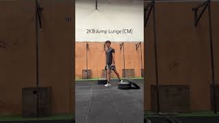 Kettlebelts Jump Lunge CounterMovement power plyos athlete rugbyplayer [upl. by Nomaj]