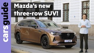 Mazda CX80 2025 review Premium family car offers 6 and 7seat options to rival Hyundai Palisade [upl. by Nniroc]