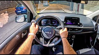 NEW Kia Picanto 2024 12 DPI 84 hp 0100 POV Test Drive 2132 Joe Black [upl. by Omura]