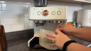 Cafe Bellissimo Espresso Machine Cleaning Light Wont Turn OFF [upl. by Dacey]