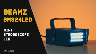 BeamZ BMS24LED Mini Stroboscope LED  153275 [upl. by Karlin]