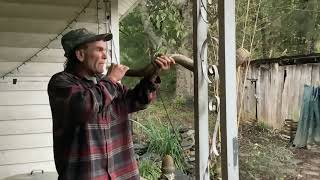 Shofar blowing with my brother here from Nashville [upl. by Yliab]