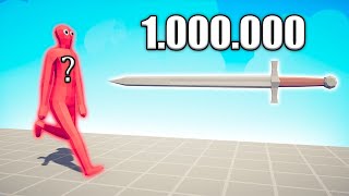 1000000 DAMAGE SWORD THROWER vs RANDOM UNITS  TABS  Totally Accurate Battle Simulator 2024 [upl. by Wilson]