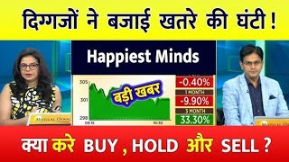 HAPPIEST Minds share analysis⚫️  happiest minds share latest news target happiestmindsnews [upl. by Eetsim]