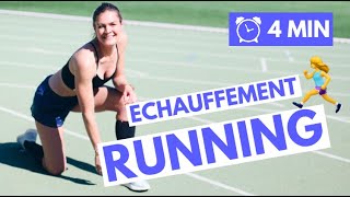 Echauffement Running 4 MIN [upl. by Eilrebmik]