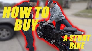 How to buy a stunt bike 07 GSXR 600 [upl. by Hoshi]