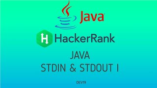 2 Java Stdin and Stdout I  Hackerank Java Solutions [upl. by Hnah]