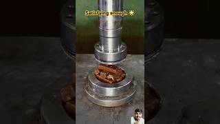 Reeses Chocolate Vs Hydraulic Press hydraulicpress satisfying candycrushing asmr [upl. by Ahsaf]