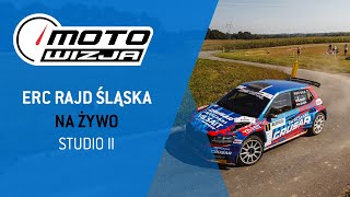 NA ŻYWO ERCRSMP  Rajd Śląska Studio Motowizji sobota II [upl. by Ylek]