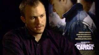 Heath Ledger Brokeback Mountain interview [upl. by Neram811]