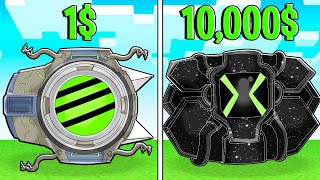 CARNITRIX de 1R vs OMNITRIX de 10000R de BEN 10 no MINECRAFT [upl. by Purdy674]