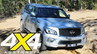 2015 Infiniti QX80  Road test  4X4 Australia [upl. by Derfla]