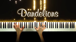 Ruth B  Dandelions  Piano Cover with Strings with Lyrics amp PIANO SHEET [upl. by Joell]