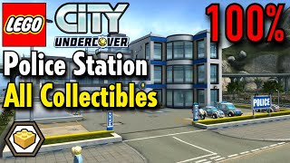 LEGO City Undercover  Police Station 100 Guide All 10 Gold Bricks [upl. by Cherice261]