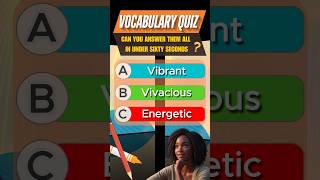 Can you pass this vocabulary quiz  vocabulary quiz shorts [upl. by Grubman]