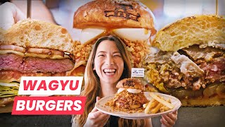 3 Juicy Japanese WAGYU BEEF BURGERS You Need To Try in Tokyo Japan [upl. by Dustan]