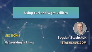 Linux Tutorial 57 Using curl and wget utilites [upl. by Klapp]