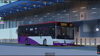 TTSR svc 80 D1 route visuals [upl. by Aniakudo]