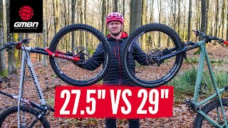 Whats The Best Wheel Size  275quot Vs 29quot MTB Hardtail [upl. by Ablem]