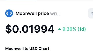 Moonwell keep buying until Coinbase listing WELL [upl. by Delorenzo710]