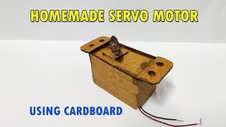 How To Make A Servo Geard Motor  Using Cardboard  In Hindi [upl. by Marylee]