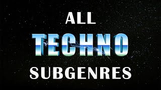 All Techno Subgenres With Examples [upl. by Westmoreland]