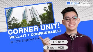 Singapore HDB  The CovePunggol  5Room HDB in D19  550K  103C Edgefield Plains  Home Tour [upl. by Selrahc]