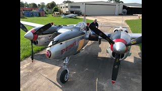 P 38 Pudgy Test Flight 4k [upl. by Ned25]