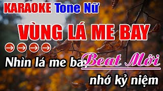 Vùng Lá Me Bay Karaoke Tone Nữ Karaoke Nhựt Anh  Beat Mới [upl. by Colan]