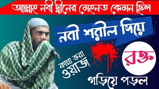 🤲আল্লাহ নবী দ্বীনের দাওয়াত দিতে গিয়ে রক্তাক্ত হয়েছে😭 হযরত মাওলানা শাহানুর আলম👈hadisquran786 [upl. by Anny486]