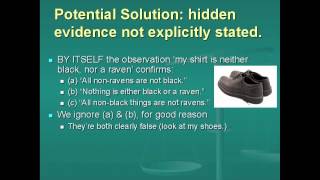 The HypotheticoDeductive Method and The Ravens Paradox Lecture 5 Video 2 of 3 [upl. by Dnalevelc]