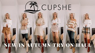 CUPSHE NEW IN AUTUMN TRY ON HAUL 🍂  Isobel Celine [upl. by Aerised]