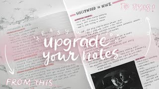 easy ways to make your notes neater 🖍 takes 5 seconds and literally 0 talent [upl. by Ihp]