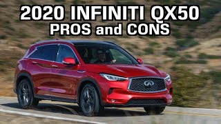 Reasons FOR and AGAINST 2020 Infiniti QX50 on Everyman Driver [upl. by Nywde]