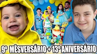 O DIA MAIS ESPECIAL DOS MEUS MENINOS  Aniversário e mesversário no mesmo dia  Kathy Castricini [upl. by Abana]