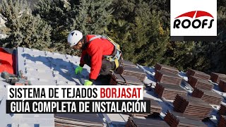 Instalación de AISLAMIENTO TÉRMICO para CUBIERTAS y TEJADOS EPS BorjaSAT de Tejas Borja  ROOFS [upl. by Shandee328]