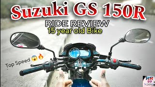 SUZUKI GS 150R Full Ride Review 🔥  Very Rare Bike In India🇮🇳  RR99 Vlogs [upl. by Lalib]