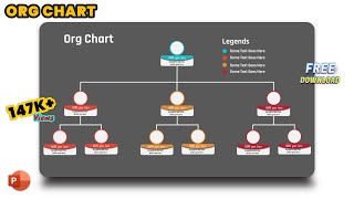 22Org chart in PowerPoint  org chart template ppt  Free PowerPoint Templates [upl. by Iny110]