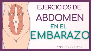 Rutina de ejercicios de ABDOMEN para EMBARAZADAS 💪🤰 [upl. by Moffitt]