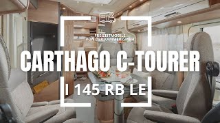 Carthago ctourer I 145 RB LE Mercedes Benz  Neuer Grundriss  neues Design [upl. by Eivla]