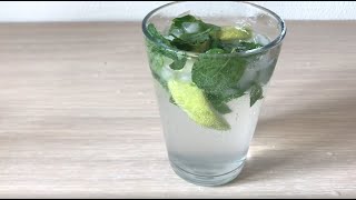 Mocktail Virgin Mojito Frisk alkoholfri mojito  Opskrift  200 [upl. by Nawotna]